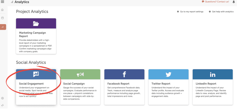 Create Instant Social Media Reports built specifically for each client. 